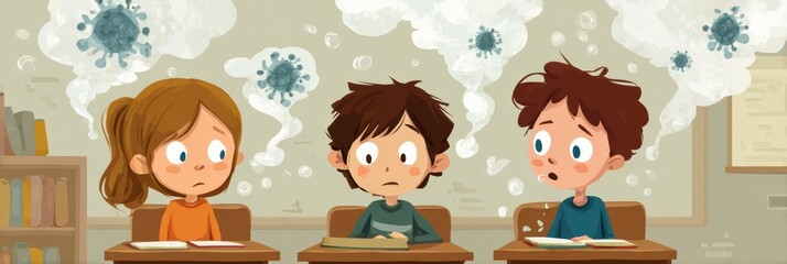 Poster - Explaining Illness and Its Effects on Classmates Using an Engaging Infographic for Educational Discussions