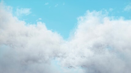Wall Mural - soft clouds glowing over pastel sky creating a peaceful dreamy background