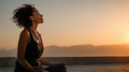 Poster - Meditation and Breathwork Practice at Sunrise for Improved Patient Well-Being and Relaxation Techniques