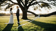 © galam - Mariage sous l'arbre au coucher du soleil