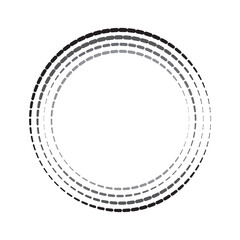 Poster - Blank circle icon vector. Trendy flat blank circle icon from shapes collection isolated on white background. Vector illustration can be used for web and mobile graphic design, logo, eps10