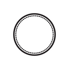 Poster - Blank circle icon vector. Trendy flat blank circle icon from shapes collection isolated on white background. Vector illustration can be used for web and mobile graphic design, logo, eps10