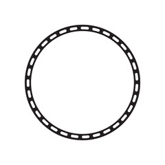 Poster - Blank circle icon vector. Trendy flat blank circle icon from shapes collection isolated on white background. Vector illustration can be used for web and mobile graphic design, logo, eps10