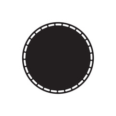 Poster - Blank circle icon vector. Trendy flat blank circle icon from shapes collection isolated on white background. Vector illustration can be used for web and mobile graphic design, logo, eps10