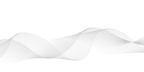 Poster - Abstract wavy curve lines background. Modern template abstract design flowing particles wave digital frequency track equalizer. abstract wave line for banner, wallpaper background with wave design.