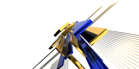 Aufkleber - abstract 3d background