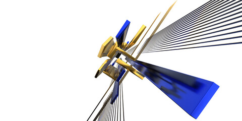 Aufkleber - abstract 3d background