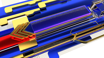 Aufkleber - abstract 3d background