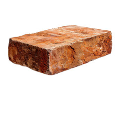 Poster - Weathered brick with rustic texture and earthy tones, showcasing its natural imperfections and unique character Transparent background or PNG
