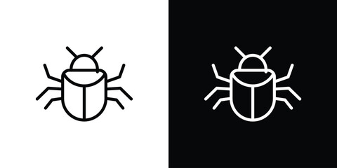 Bug icon. Graphic Design vector icon. Ui Ux Icons