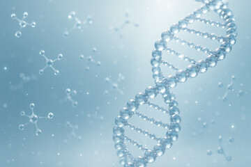 Poster - Innovation and connectivity converge in this detailed representation molecular structures symbolizing growth and development