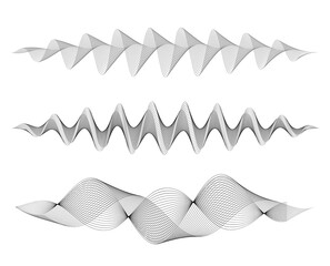Poster - Abstract Gradient Wave Background for Organic Skincare, Cosmetics Packaging, and Natural Beauty Product Branding Design elements. Wave of many glittering lines. Abstract vertical glow wavy stripes jpg