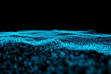 Aufkleber - Abstract glowing black background
