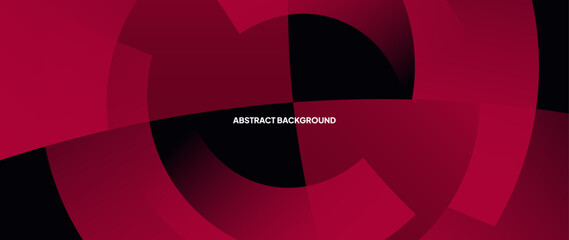Poster - Red abstract geometry gradient background, with unique geometry pattern patterns and subtle color gradients.