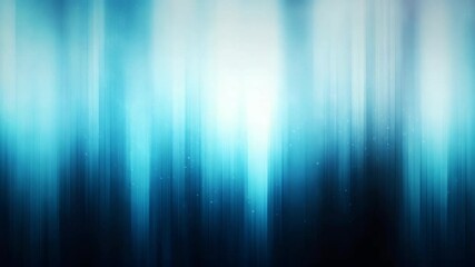 Poster - Abstract Blue Light Streaks and Particles Moving Vertically in Digital Art
