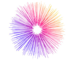 Poster - For Banner, Web-Design, Brochure, Background, Visualization Colorful Abstract Flower Burst for Cosmetics Packaging, Organic Beauty Branding, and Skincare Promotion jpg