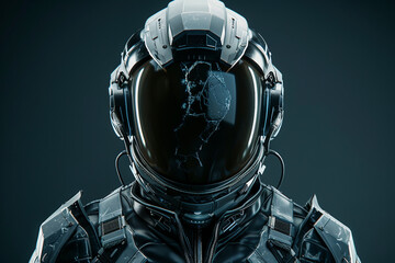 Poster - Spacesuit costume made generative AI technology