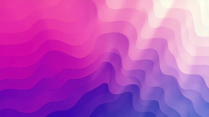 Fototapete - Abstract Gradient Waves in Shades of Pink and Purple for Artistic Design