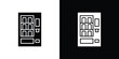 © Win - Vending machine icon black silhouette for web, and mobile app