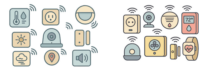 Poster - Smart home technology devices enhancing daily life with automation and connectivity for comfort and convenience
