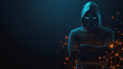 Hacker are planning to hack and attack networks and cyber security , innovative digital city with connection network reciprocity future wireless digital city and social media networking
