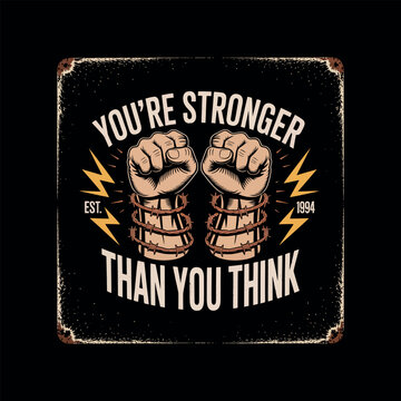 Motivational typography vector t-shirt design print
