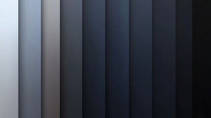 Poster - Gradient of gray shades from light to dark, abstract background with paper layers style