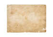 © kasia2003 - Old paper sheet texture background isolated on white background with clipping path. Element for design.