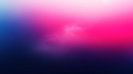 Poster - Gradient background with smooth transitions of pink, purple and blue colors for modern designs