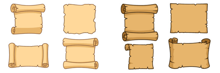 Poster - Decorative scroll designs suitable for various creative projects and applications