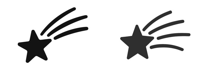 Poster - Dynamic shooting star graphic design used for decoration in various digital media and print projects