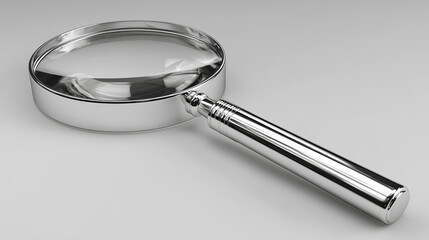 Poster - 3d Magnifying Glass Stock Illustration