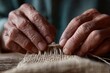 © Chandlerlikes - 49. Close-up of hands making traditional handicrafts in a workshop