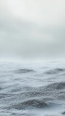 Poster - A person riding a surfboard in calm waters, great for ocean or travel images