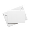 © Sejjil - Blank white card with envelope isolated on transparent background. use cases: invitation.