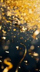 Poster - Confetti falling from above, perfect for celebratory scenes or party decorations