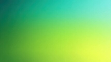 Poster - A vibrant gradient transitions smoothly from deep blue at the top through turquoise to bright green and yellow at the bottom, ideal for artistic projects and digital backgrounds.