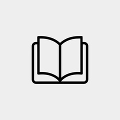 Poster - E book icon vector, Education online icon, Electronic book sign
