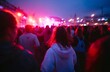 © Echt&KIreativ - Young people enjoying open air music festival at night
