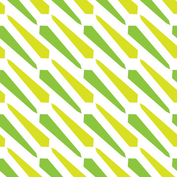 Abstract Geometric Green and Yellow Pattern