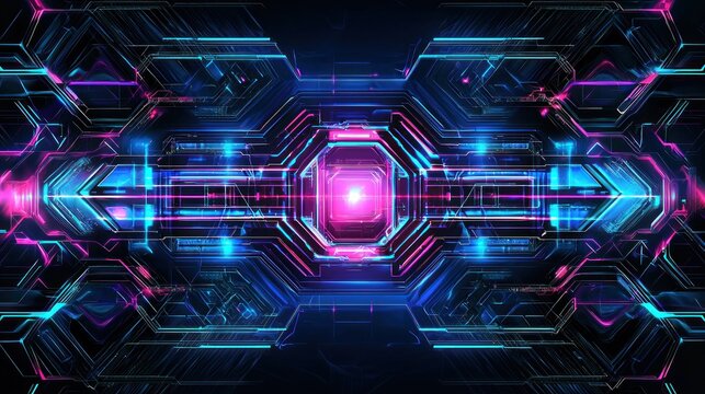 Abstract futuristic technology design