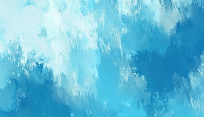 Poster - abstract textured blue watercolor background with soft gradients and brush strokes ideal for branding, website backdrop, or digital design

