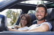 © auremar - portrait of attractive couple in the car