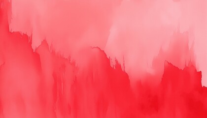 Poster - vibrant red watercolor background with soft gradients and dripping paint texture for modern web design, branding, packaging, or artistic print media use

