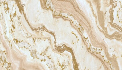 Poster - elegant beige and gold marble texture with organic swirls and soft veins for luxury branding, print design, interior decor, packaging, or web background use

