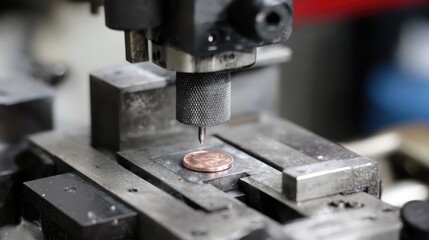 Poster - Precision laser soldering machine fusing metal components of a ring