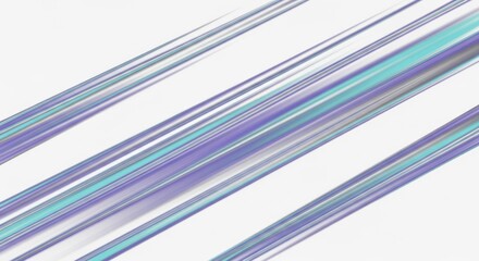 Wall Mural - diagonal lines in shades of blue and purple create a modern abstract pattern on a white background