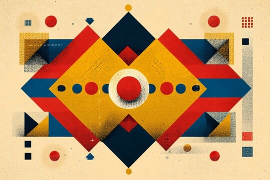 Hispanic heritage month. Abstract flag ornament background design