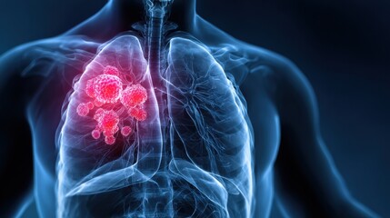 Poster - Early Symptoms of Lung Cancer Presented in a Visual Chart for Better Understanding and Awareness Within the Medical Community