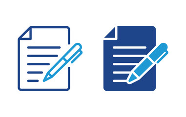 Poster - document Write icon	